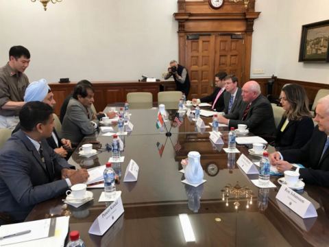 Visit of Mr. Suresh Prabhu, Minister of Commerce & Industry and Civil Aviation to USA, 10-12 June 2018