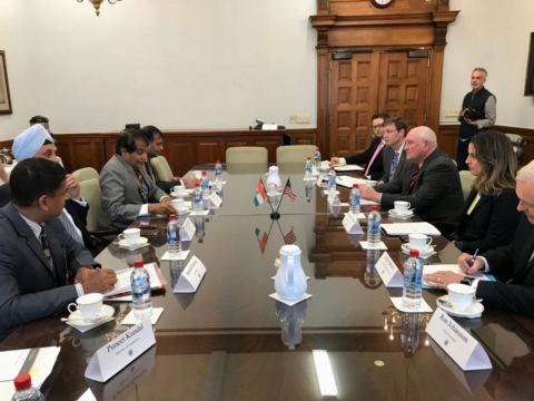 Visit of Mr. Suresh Prabhu, Minister of Commerce & Industry and Civil Aviation to USA, 10-12 June 2018