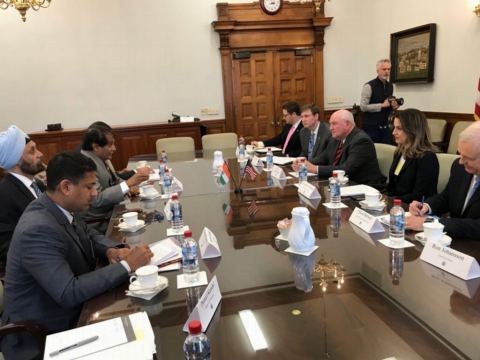 Visit of Mr. Suresh Prabhu, Minister of Commerce & Industry and Civil Aviation to USA, 10-12 June 2018