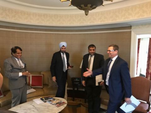 Visit of Mr. Suresh Prabhu, Minister of Commerce & Industry and Civil Aviation to USA, 10-12 June 2018