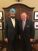 Ambassador Navtej Sarna meeting with Chairman Senate Intelligence Committee Senator Richard Burr ; discussed strengthening #IndiaUSbonds & counter terrorism cooperation