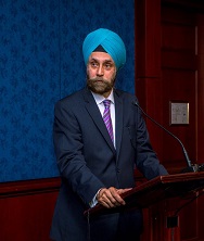 Ambassador Navtej Sarna addressing the gathering