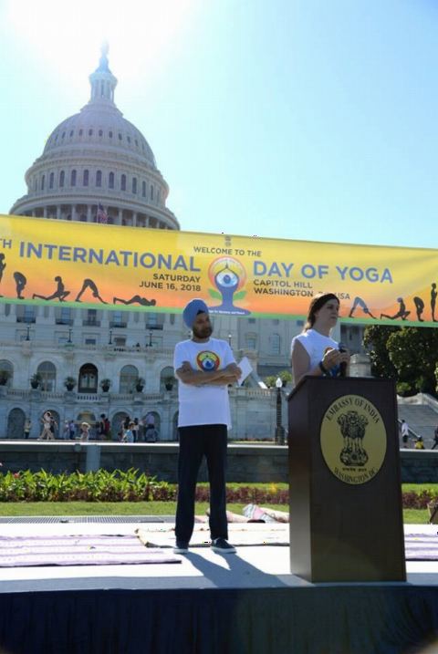 Remarks by Danica Roem, Virginia State Delegate at the 4th International Day of Yoga organized by the Embassy of India in partnership with Friends of Yoga at the US Capitol in Washington, DC on June 16, 2018.