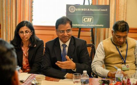 Mr. Subhash Chandra Garg, Secretary (EA), meeting with USIBC on 19 April, 2018 during 2018 Spring Meetings of the International Monetary Fund in Washington D.C.
