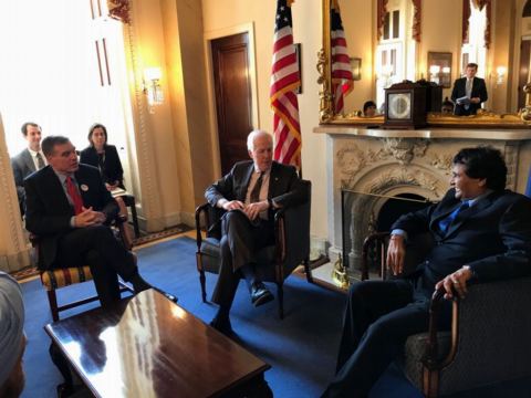 Meeting with Senator Cornyn and Senator Warner at the US senate