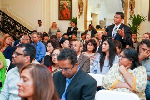 Interactive Q&A Session at the Opioid Awareness Initiative Programme held in association with American Pain Association at the Embassy of India on Wednesday, 27 June 2018.