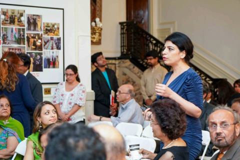 Interactive Q&A Session at the Opioid Awareness Initiative Programme held in association with American Pain Association at the Embassy of India on Wednesday, 27 June 2018.
