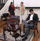 One-act play in Hindi by Natya Bharati Repertory, at the Vishwa Hindi Diwas celebrations, hosted by the Embassy on January 27.
