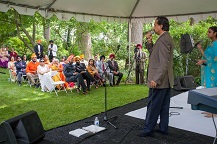 Baisakhisongs performed by Mr. Raj Nijjar (vocal) and Ms. Navjot Kaur (vocal) accompanied by Mr. Adnan Massod on Keyboard and Mr. Haroon on Tabla, at the 'Baisakhi' celebrations hosted at the Embassy Residence on Saturday, June 3, 2017