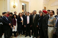 Ambassador Arun K. Singh's meeting with Ethnic Media of New York on 5 June 2015.