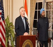 Governor of Virginia, Terry McAuliffe, Chair of NGA  addressing the gathering.