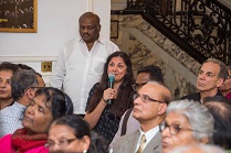 Q&A Session at the cultural event titled "A Walk Through The Artist's Mind" presented by the Embassy of India, Washington, DC, at the Embassy premises on Friday, May 5, 2017.