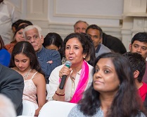 Q&A Session at the cultural event titled "A Walk Through The Artist's Mind" presented by the Embassy of India, Washington, DC, at the Embassy premises on Friday, May 5, 2017.