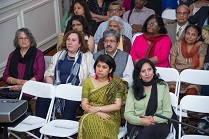Guests in attendance at the cultural event titled "A Walk Through The Artist's Mind" presented by the Embassy of India, Washington, DC, at the Embassy premises on Friday, May 5, 2017.