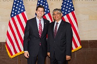 Ambassador Arun K. Singh met with Speaker Paul Ryan on May 18, 2016.