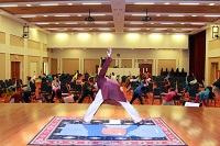 Guests during Yoga and Meditation Experiential Session.