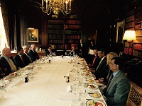 Luncheon meeting with select CEOs hosted by Ambassador Frank Wisner in honor of Ambassador Arun K. Singh in New York on June 4, 2015.