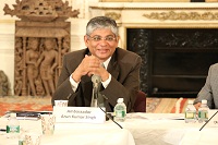 Ambassador Arun K. Singh's interaction with Think Tanks, Strategists, University Representatives, Scholars, Indologists, cultural organizations, and prominent personalities engaged in government and public offices  at Indian Consulate, New York on June 4, 2015.