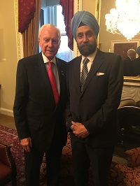 Senator Orrin Hatch Chairman Senate Finance Committee warmly received Ambassador Navtej Sarna & praised India's progress. Assured support to India-US relations