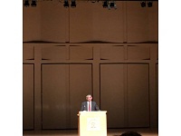 Ambassador Arun K. Singh addressing students at the Frank Church Symposium 2016 at Idaho State University, Pocatello on March 3, 2016.