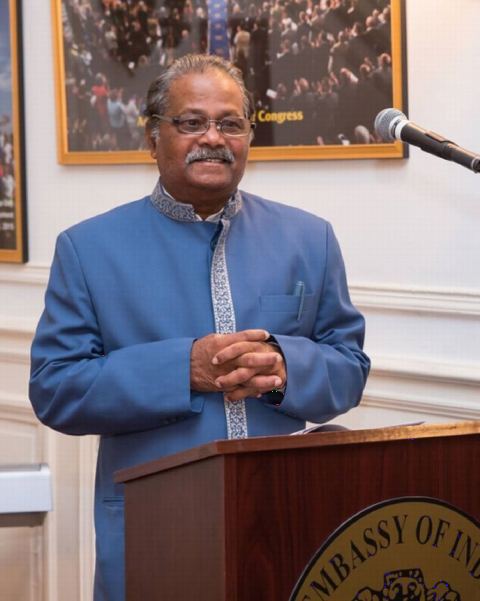 Invocation by Pastor John Waidande of the Adventist Church, Virginia on Christmas Celebrations at Embassy of India on Wednesday December 20, 2017.