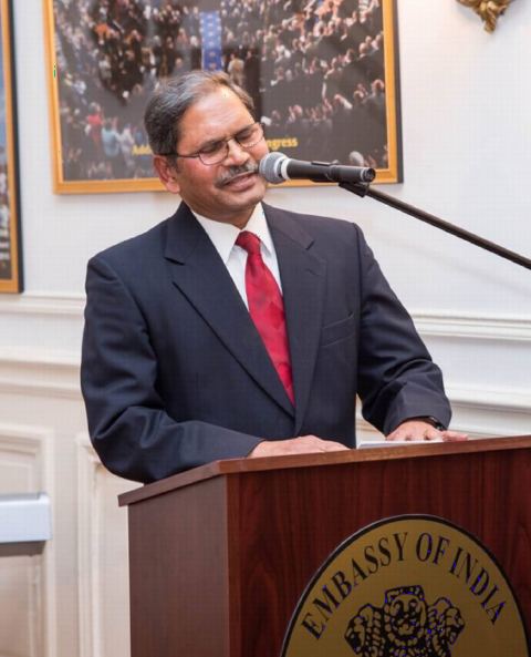Christmas Message by Rev. Samuel Honnappa, Senior Pastor, Memorial First India Methodist Church on Christmas Celebrations at Embassy of India on Wednesday December 20, 2017.