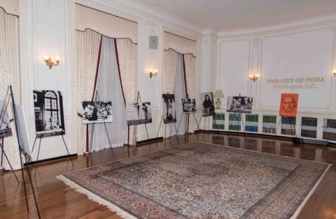 Photo Exhibition on the life of Sardar Vallabhbhai Patel during the celebration of the 143rd Birth Anniversary of Sardar Vallabhbhai Patel at Embassy of India on Friday, November 2, 2018.