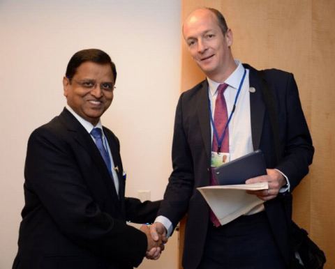 Mr. Subhash Chandra Garg, Secretary (EA), participating in launch meeting of CUTS Washington DC Centre (CUTS-WDC) on 19 April, 2018 during 2018 Spring Meetings of the International Monetary Fund in Washington D.C