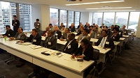 Ambassador Arun K. Singh addressing Illinois Chamber of Commerce on August 28, 2015.