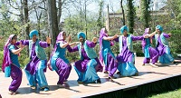 Bhangra dance performance by the Team 'Richmond di Raunak'. The team consisted of Sukhmani Dhillon, Mohith Dhillon, Manpreet Kaur, Rishma Singh, Yashnoor Sandhu, Aadi Sharma, Sanjeet Grewal and Mehtaab Khara.