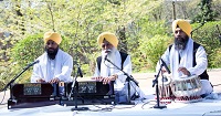 Invocation by Bhai Kirpal Singh of the Sikh Foundation of Virginia, accompanied by Bhai Onkar Singh and Bhai Karam Singh.