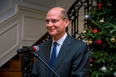 Elder Ted N. C. Wilson speaking on the significance of Christmas.