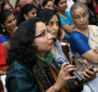 Interactive session with the panel of artists - with Anuradha Nehru.