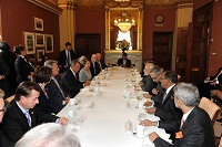 Prime Minister meeting the members of the House of Representatives of United States, in Washington DC on September 30, 2014.