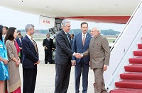 Prime Minister arrives in Washington on his visit to USA (September 29, 2014)
