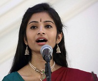 Shriya Srinivasan (Vocal) singing patriotic songs.