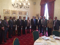 Ambassador Arun K. Singh's interaction with Indian Community & Indian CEOs & CFOs based in Connecticut on November 5, 2015.