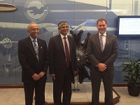 Ambassador Arun K. Singh's visit to Pratt & Whitney, Hartford, on November 5, 2015.