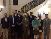Photo 5 of Ambassador Taranjit Singh Sandhu, Charge d'Affaires briefed the delegation of FICCI's India-US Forum of Parliamentarians at the Embassy on September 12, 2016