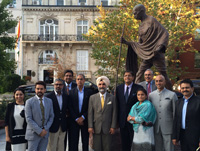 Photo 2 of Ambassador Taranjit Singh Sandhu, Charge d'Affaires briefed the delegation of FICCI's India-US Forum of Parliamentarians at the Embassy on September 12, 2016