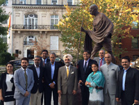 Photo 1 of Ambassador Taranjit Singh Sandhu, Charge d'Affaires briefed the delegation of FICCI's India-US Forum of Parliamentarians at the Embassy on September 12, 2016