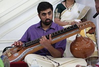 Hari Kappiyoor (Vocal/Veena) during the presentation of ''Thi-thi-thara Thi-thi-thai'- An Evening of Malayalam Music', by Embassy of India, Washington DC on June 15.