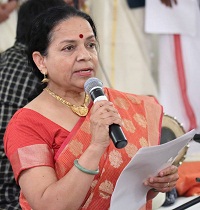 Ms Meera Narasimhan emceeing the cultural event ''Thi-thi-thara Thi-thi-thai'- An Evening of Malayalam Music', presented by Embassy of India, Washington DC on June 15. — with Meera Narasimhan.