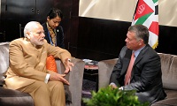 Prime Minister meets King Abdullah II Al Hussein of Hashemite Kingdom of Jordan in New York on the sidelines of 70th UNGA (september 25, 2015)