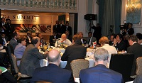Leaders of the G-4 Countries - Brazil, Germany, India and Japan at the Summit on United Nations Security Council Reform in New York (September 26, 2015) Photo Courtsey: M Asokan, Photo Division