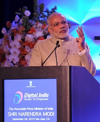 Prime Minister at Digital India Dinner in San Jose during his visit to San Jose (September 26, 2015) Photo Courtesy: Photo Division