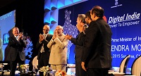 Prime Minister at Digital India Dinner in San Jose during his visit to San Jose (September 26, 2015) Photo Courtesy: Photo Division