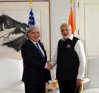 Ernest Moniz, US Secretary of Energy calls on Prime Minister in San Jose (September 27, 2015)