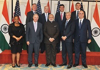 Prime Minister attends Roundtable with Financial Sector CEOs in New York (September 24, 2015)