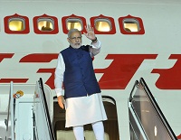 Prime Minister departs from New York on September 28, 2015.